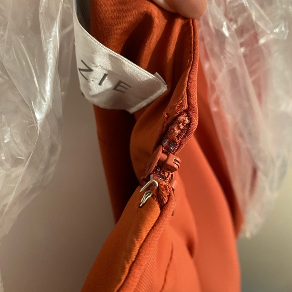 Azazie Davis bridesmaid dress (terracotta) - Picture 6 of 7